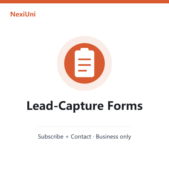 Picture of Lead-Capture Forms (Business)
