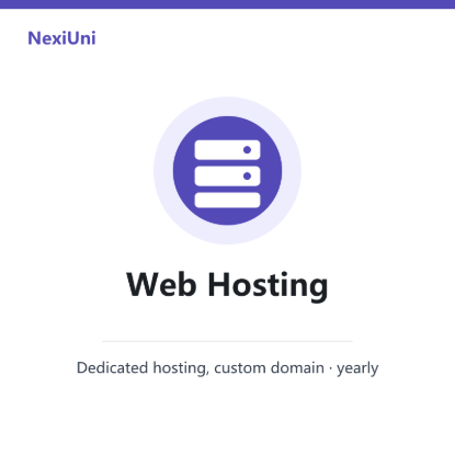 Picture of Web hosting (custom domain)