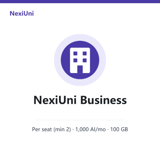 Picture of NexiUni Business (per seat, Monthly)